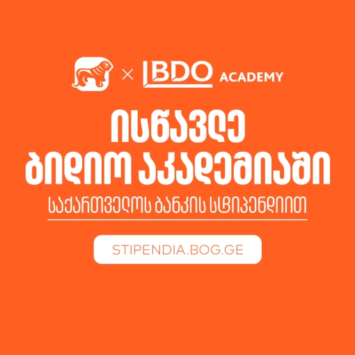 თუ პროფესიის შეცვლა გსურს, ისწავლე BDO Academy-ში საქართველოს ბანკის სტიპენდიით