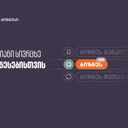აღმოაჩინეთ ბიზნეს 360° — საქართველოს ბანკი ბიზნესებისთვის შესაძლებლობებს ქმნის
