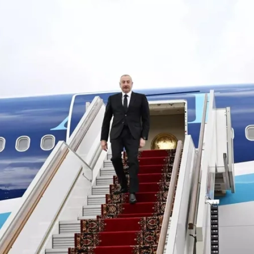 აზერბაიჯანის პრეზიდენტი ილჰამ ალიევი საქართველოშია