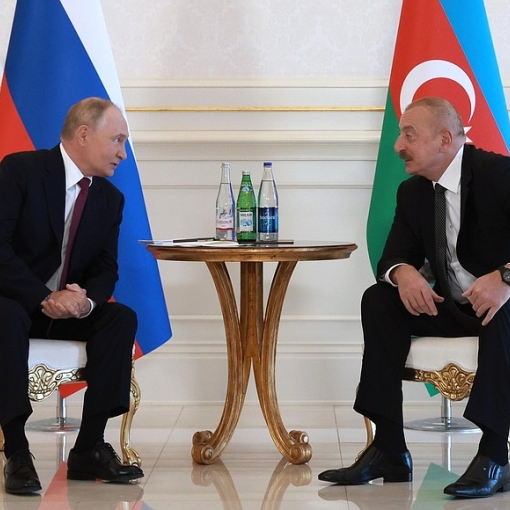 "ორი დღის წინ გავიგე, რომ აზერბაიჯანულ თვითმფრინავს რუსული რაკეტების ნამსხვრევები მოხვდა" - პუტინი ალიევს