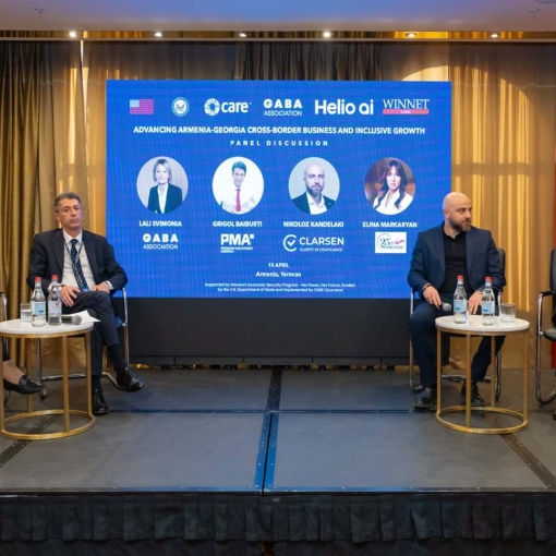 Premium Machinery Armenia ქართულ-სომხური ბიზნესასოციაციის პრეზენტაციაზე