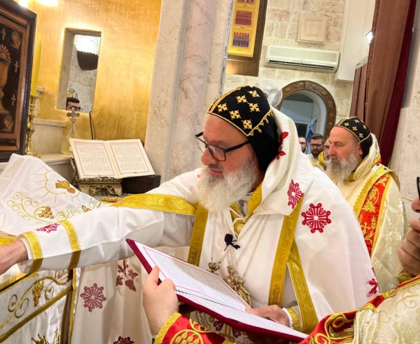 "ვლოცულობთ, რათა უფალმა, უხვად მოწყალემ, განუსვენოს მისი ერთგული მსახურის სულს"