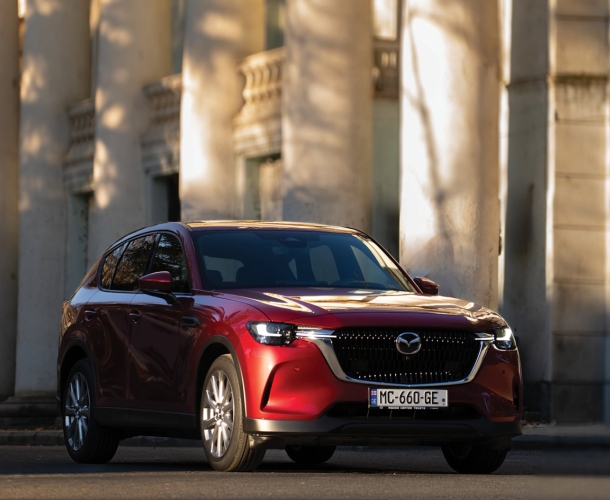 7.5% ფიქსირებული განაკვეთი ლარში - უპრეცედენტო სააქციო პირობები Mazda CX60-ზე „მაზდა ცენტრი თეგეტასგან“