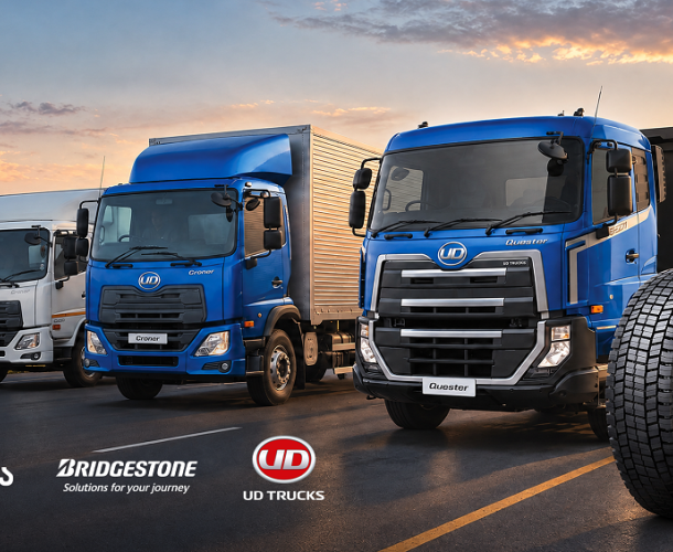 ნაკლები ხარჯი თითო კილომეტრზე - „თეგეტამ“ Bridgestone-ის ფასი კილომეტრზე (PPK) მოდელი და იაპონური UD Trucks წარადგინა