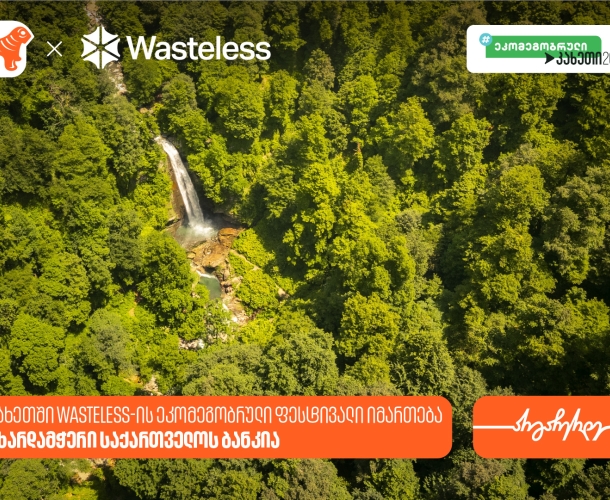 კახეთში Wasteless-ის ეკომეგობრული ფესტივალი იმართება - მხარდამჭერი საქართველოს ბანკია