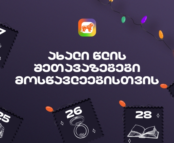 საქართველოს ბანკის საახალწლო შეთავაზებები მოსწავლეებისთვის