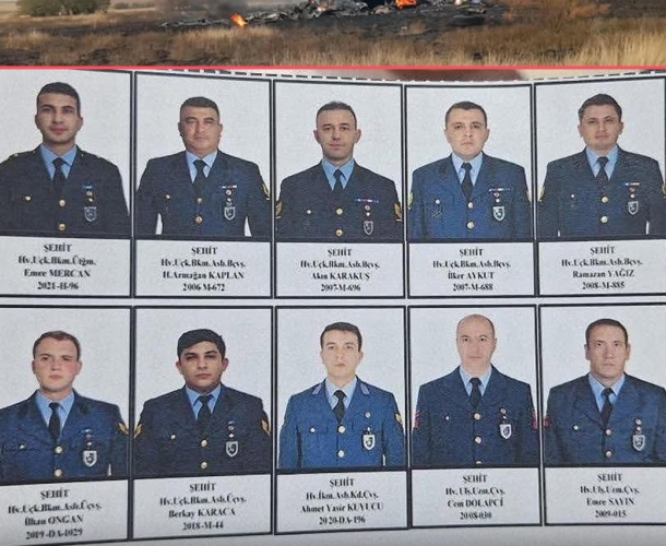 თურქეთის თავდაცვის მინისტრი საქართველოს საზღვართან ჩამოვარდნილი თვითმფრინავის შედეგად დაღუპულთა სიას აქვეყნებს