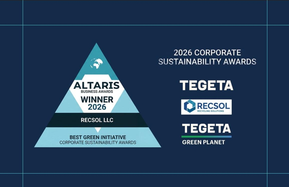 RECSOL-მა Altaris-ის „საუკეთესო მწვანე ინიციატივის“ ჯილდო მიიღო - „თეგეტა ჰოლდინგის“ მხარდაჭერით საქართველოში საბურავების გადამმუშავებელი საწარმო შენდება