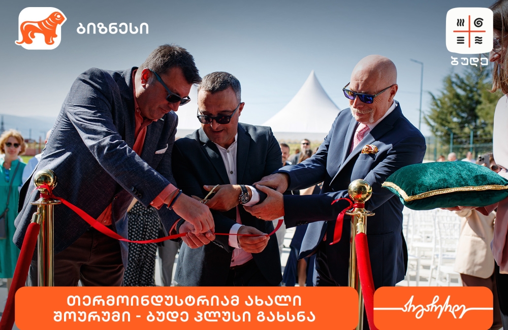 საქართველოს ბანკის მხარდაჭერით, „თერმოინდუსტრიამ“ ახალი შოურუმი „ბუდე პლუსი“ გახსნა