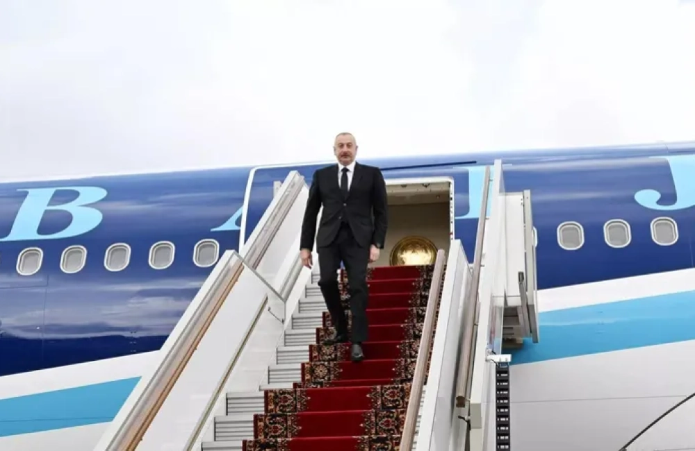 აზერბაიჯანის პრეზიდენტი ილჰამ ალიევი საქართველოშია