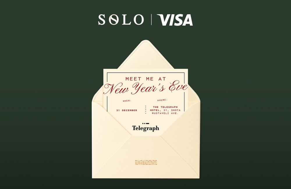 შეიქმენით საუკეთესო საახალწლო გამოცდილება SOLO და Visa-სთან ერთად სასტუმრო ტელეგრაფში