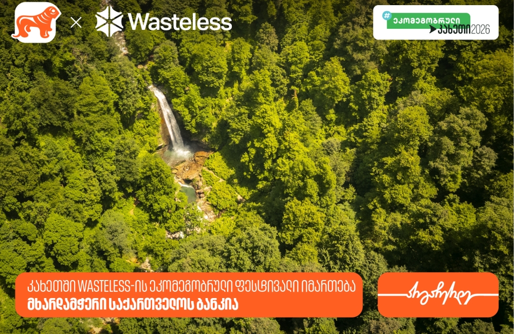 კახეთში Wasteless-ის ეკომეგობრული ფესტივალი იმართება - მხარდამჭერი საქართველოს ბანკია