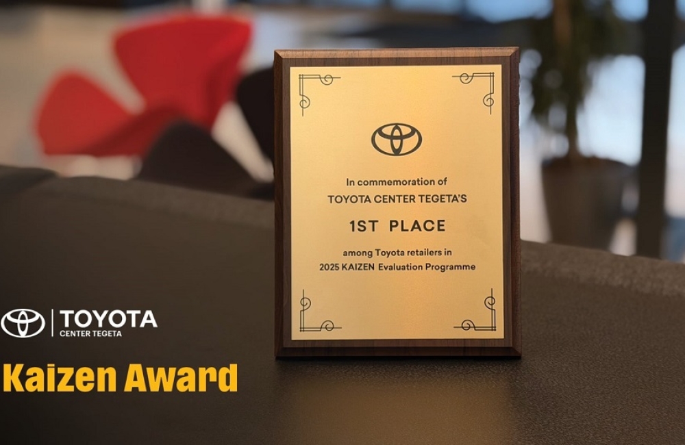 „ტოიოტა ცენტრი თეგეტამ“ Kaizen Award-ის ჯილდო ზედიზედ მეორედ მოიპოვა