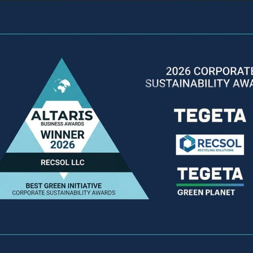 RECSOL-მა Altaris-ის „საუკეთესო მწვანე ინიციატივის“ ჯილდო მიიღო - „თეგეტა ჰოლდინგის“ მხარდაჭერით საქართველოში საბურავების გადამმუშავებელი საწარმო შენდება