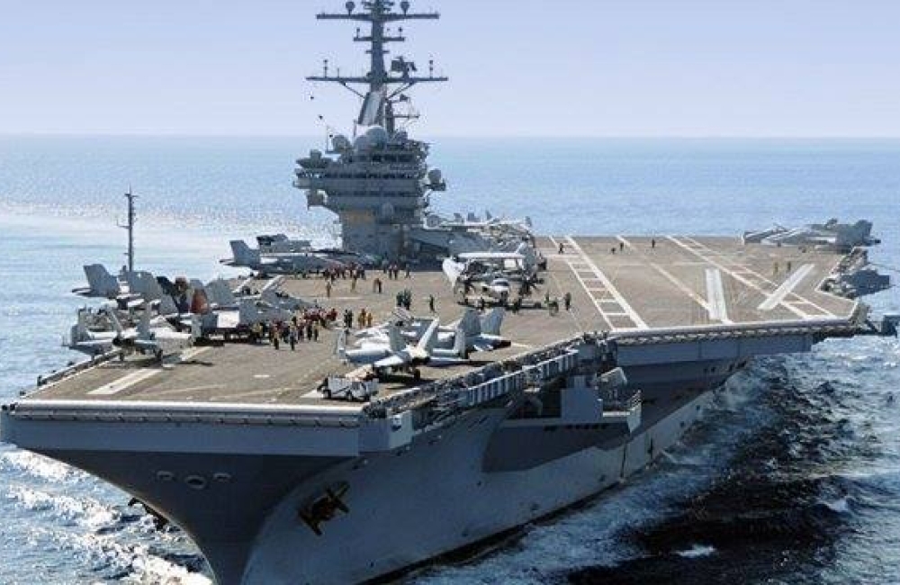 „აბრაამ ლინკოლნი“, გამანადგურებლებთან ერთად, "ირანზე დარტყმის რადიუსში იმყოფება"