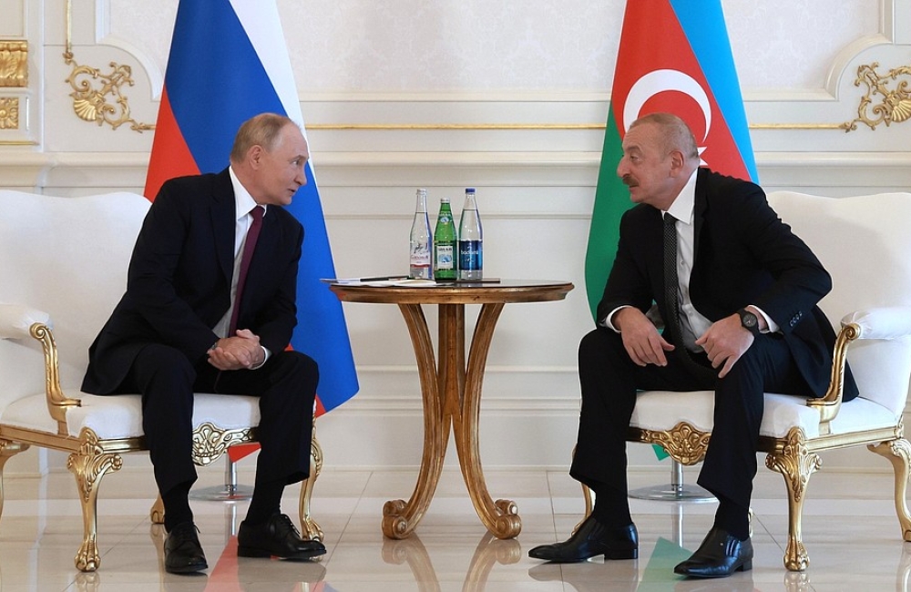 "ორი დღის წინ გავიგე, რომ აზერბაიჯანულ თვითმფრინავს რუსული რაკეტების ნამსხვრევები მოხვდა" - პუტინი ალიევს