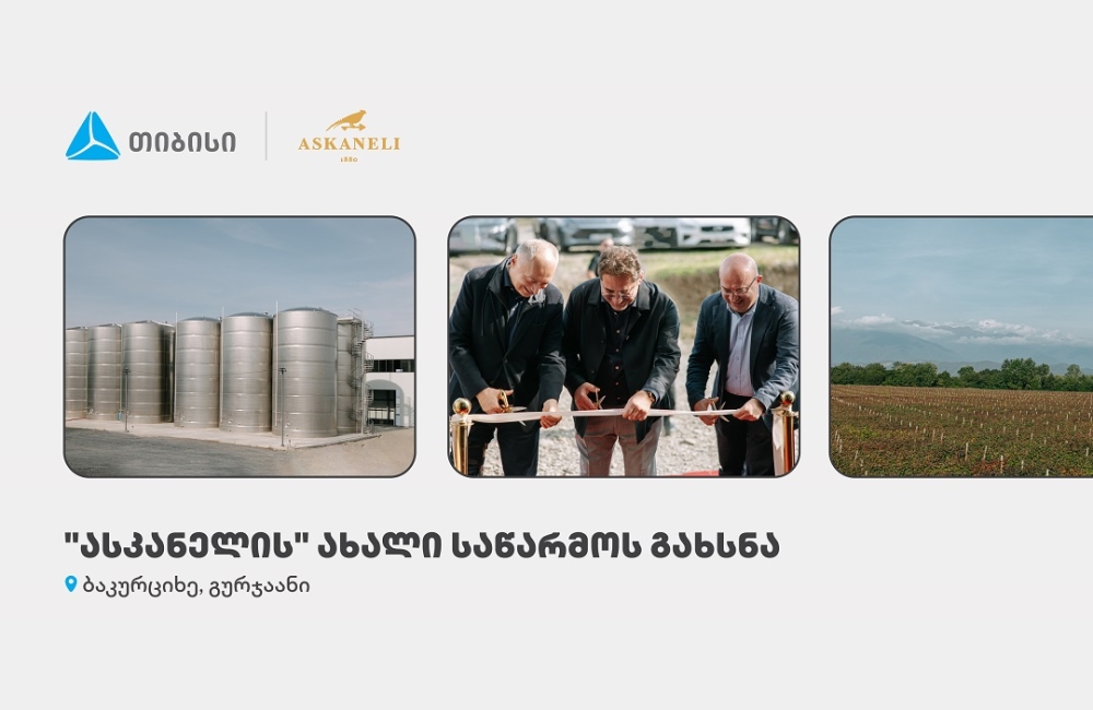თიბისის მხარდაჭერით, ბაკურციხეში “ასკანელის” ქარხანა გაიხსნა