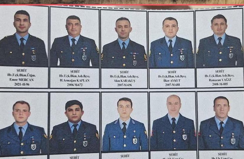 თურქეთის თავდაცვის მინისტრი საქართველოს საზღვართან ჩამოვარდნილი თვითმფრინავის შედეგად დაღუპულთა სიას აქვეყნებს