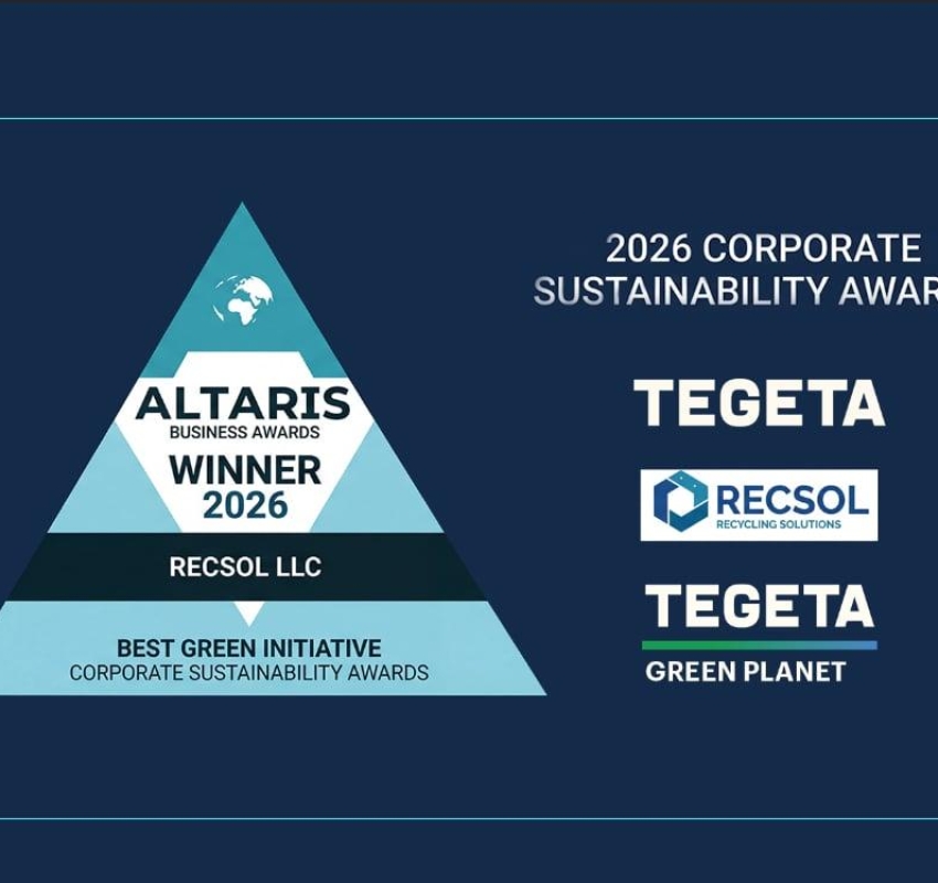 RECSOL-მა Altaris-ის „საუკეთესო მწვანე ინიციატივის“ ჯილდო მიიღო - „თეგეტა ჰოლდინგის“ მხარდაჭერით საქართველოში საბურავების გადამმუშავებელი საწარმო შენდება