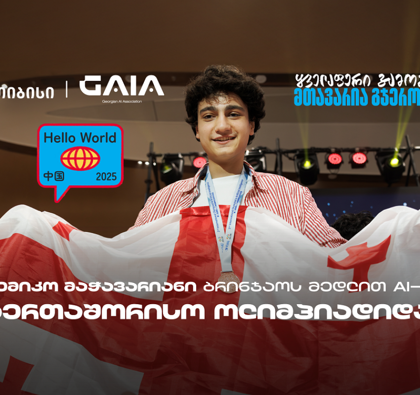 თემიკო მაჭავარიანმა AI-ის საერთაშორისო ოლიმპიადაზე ბრინჯაოს მედალი მოიპოვა -  საქართველოს ნაკრების მხარდამჭერია თიბისი
