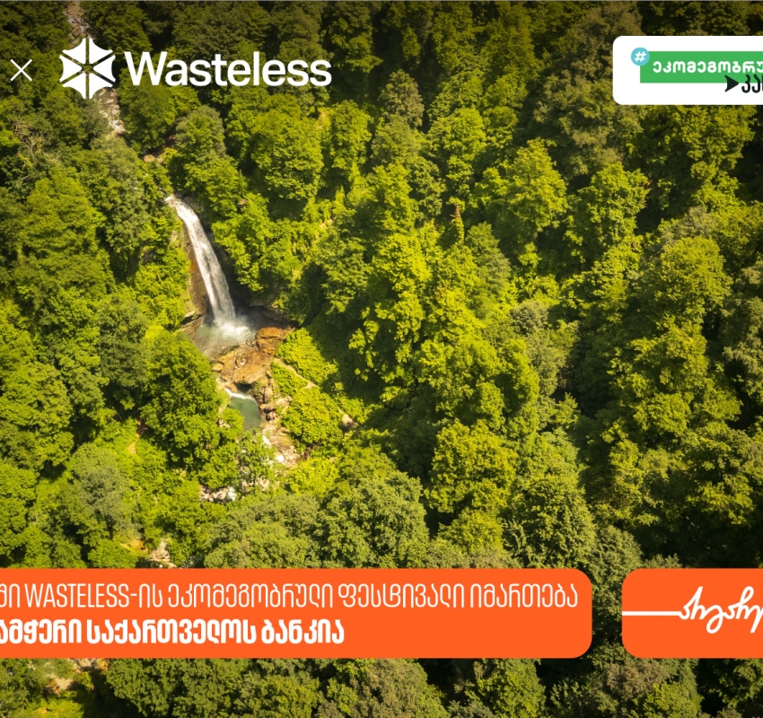 კახეთში Wasteless-ის ეკომეგობრული ფესტივალი იმართება - მხარდამჭერი საქართველოს ბანკია