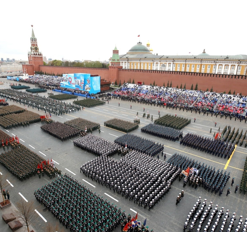 უკრაინაში ომის დაწყების შემდეგ პირველად, მოსკოვში 9 მაისის აღლუმი სამხედრო ტექნიკის გარეშე გაიმართება