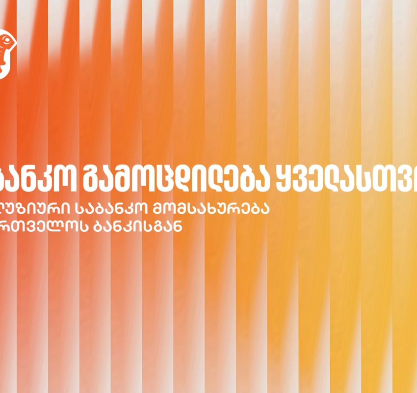 საქართველოს ბანკი ქმნის ინკლუზიურ საბანკო მომსახურებას