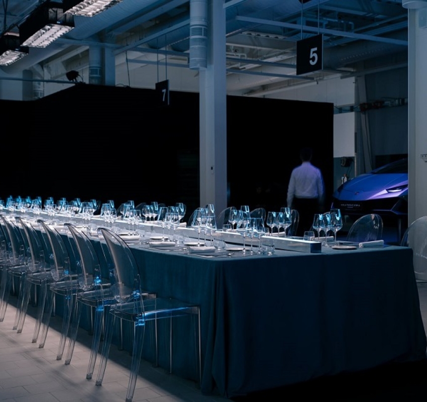 Beyond Taste - Lamborghini Tbilisi-ს ექსკლუზიური ვახშამი სერვისცენტრში